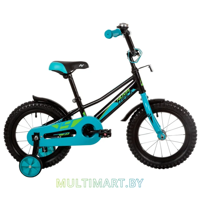 Детский велосипед Novatrack Valiant 143VALIANT.BK22 (черный, 2022)